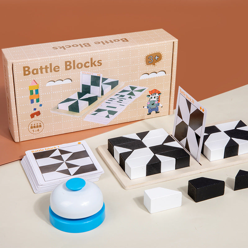 ⏳🧩✨ 60 % DE RÉDUCTION ! Puzzle de blocs cachés — Jeu interactif parent-enfant pour développer l'imagination spatiale 👨‍👩‍👧‍👦🎮