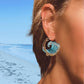 🔥Vente directe d'usine🌊Ensemble élégant de boucles d'oreilles, collier et bague bleus