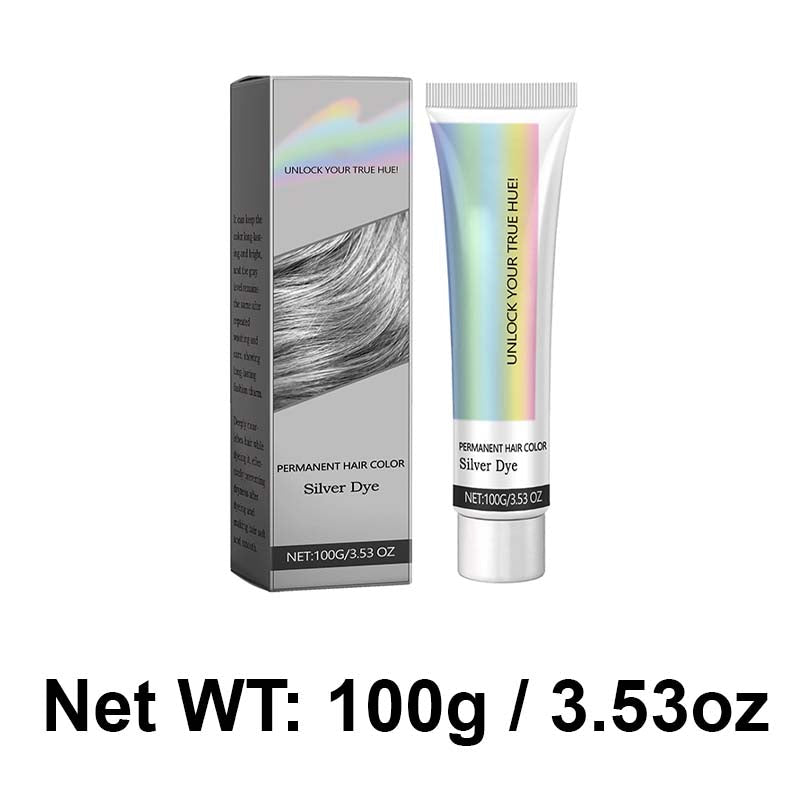 🔥Remise Saint Valentin 50%🔥Teinture Capillaire Argentée à l'Extrait d'Essence Naturelle 2 en 1