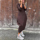🔥Printemps 52% de réduction🔥Robe simple et élégante à manches longues avec poche pour femme