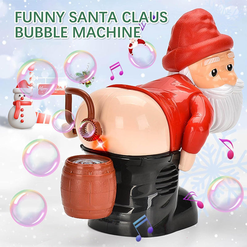 Cadeaux de Noël🎅Fun Santa bubble machine🎄