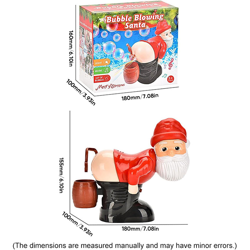 Cadeaux de Noël🎅Fun Santa bubble machine🎄