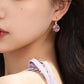 ✨️Boucles d'oreilles pendantes élégantes en forme de sphère de cristal