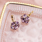 ✨️Boucles d'oreilles pendantes élégantes en forme de sphère de cristal