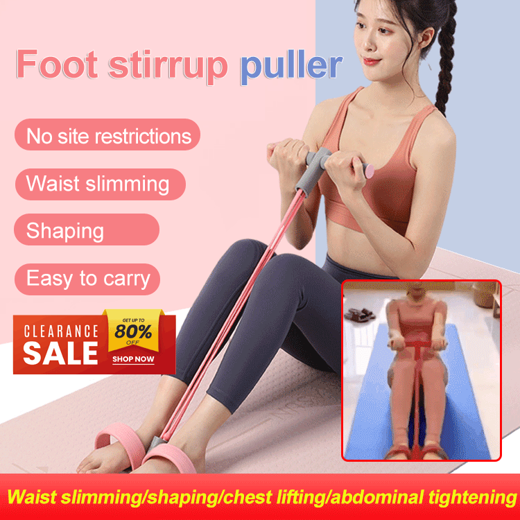 Vente chaude 50% de réduction🔥Corde de Résistance Multifonctionnelle avec Pédale Pour Pilates et Abdominaux
