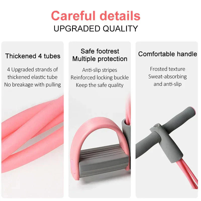 Vente chaude 50% de réduction🔥Corde de Résistance Multifonctionnelle avec Pédale Pour Pilates et Abdominaux