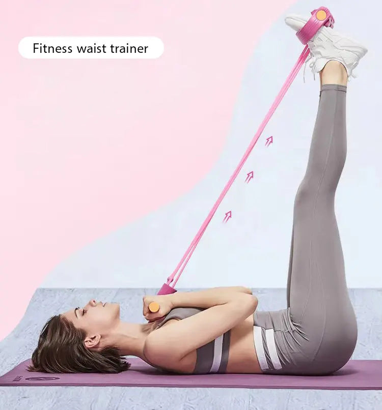 Vente chaude 50% de réduction🔥Corde de Résistance Multifonctionnelle avec Pédale Pour Pilates et Abdominaux