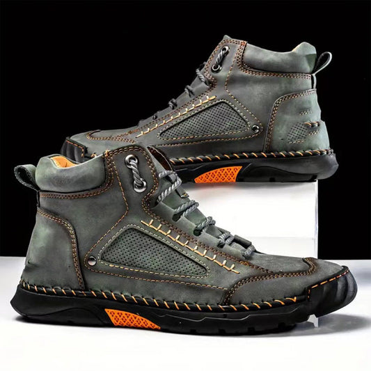 🔥2025 Vente à chaud🔥 Bottes plates confortables pour hommes, cousues à la main et de haute qualité 🛡️fiable✅️