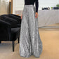 👖Pantalon large taille haute à paillettes tendance pour femmes✨️