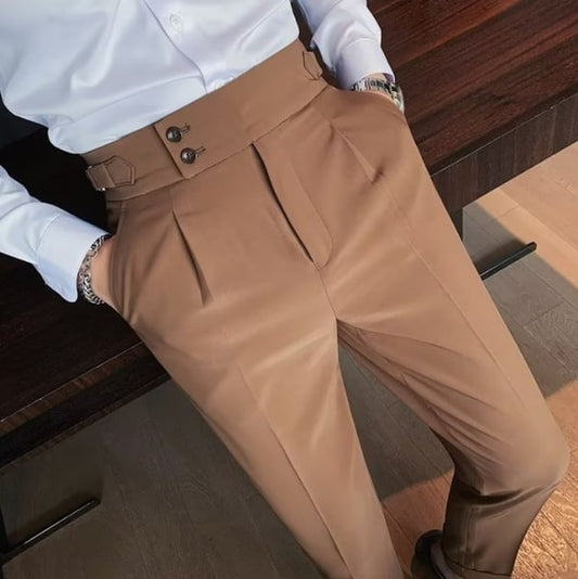 👖Nouveaux classiques 2025👔Pantalon décontracté droit uni pour homme(🔥55% de réduction)
