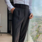 👖Nouveaux classiques 2025👔Pantalon décontracté droit uni pour homme(🔥55% de réduction)