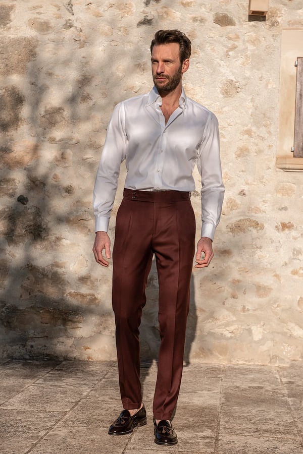 👖Nouveaux classiques 2025👔Pantalon décontracté droit uni pour homme(🔥55% de réduction)