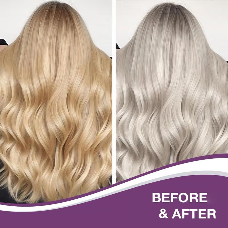 🎁Vente en déstockage🔥Purple Keratin Hair Mask - Conditionneur pour cheveux permanentés et colorés