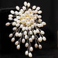 ✨Broche en perles faite à la main de haute qualité pour femme.