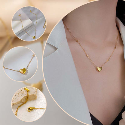 💓50% de réduction💓Collier Élégant et Tendance avec Pendentif en Forme de Cœur pour Femme