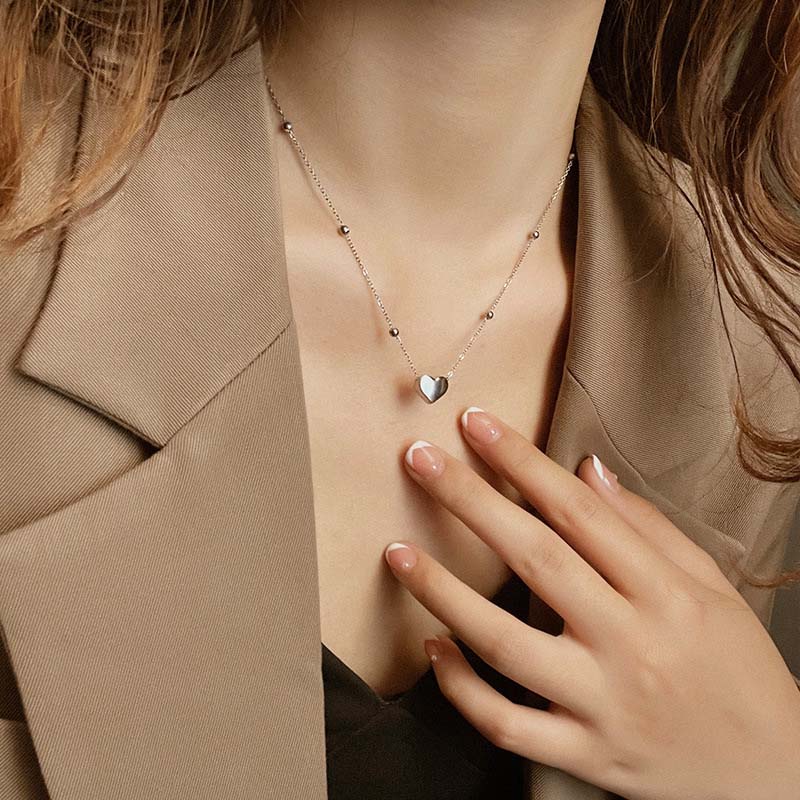 💓50% de réduction💓Collier Élégant et Tendance avec Pendentif en Forme de Cœur pour Femme