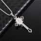 🎁53% DE RÉDUCTION⏳Collier avec pendentif en croix de protection Benoît XVI