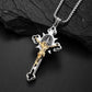 🎁53% DE RÉDUCTION⏳Collier avec pendentif en croix de protection Benoît XVI