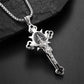 🎁53% DE RÉDUCTION⏳Collier avec pendentif en croix de protection Benoît XVI