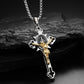 🎁53% DE RÉDUCTION⏳Collier avec pendentif en croix de protection Benoît XVI