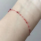 Collier Ras-du-Cou Minimaliste en Forme de Goutte de Sang,  Bracelet de Cheville, Bracelets