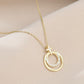 ✨️50% de réduction✨️Collier Circulaire à Étoile à Quatre Branches Brillante pour Femmes