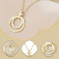 ✨️50% de réduction✨️Collier Circulaire à Étoile à Quatre Branches Brillante pour Femmes