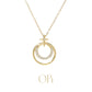 ✨️50% de réduction✨️Collier Circulaire à Étoile à Quatre Branches Brillante pour Femmes