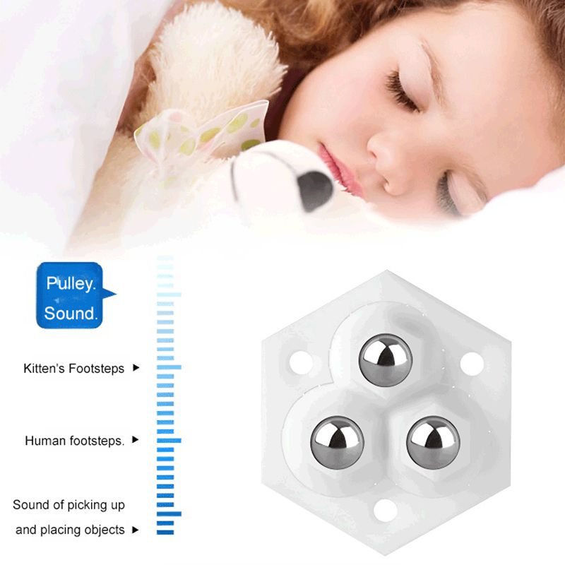 🔥Nouvelle vente à chaud❤️‍🔥 Roulettes à trois billes pivotant sur 360° 4pcs/pack
