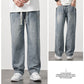 Jeans droits amples pour hommes【Achetez-en 2 et bénéficiez de la livraison gratuite】