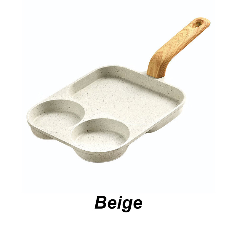 🍳55% de réduction🔥Poêle Anti-adhésive 3-en-1 à Compartiments