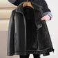 🔥Rabais saisonnier 54%🔥Veste chaude en similicuir avec revers en peluche pour homme