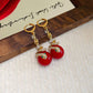 ✨️50% de réduction✨️Boucles d'Oreilles Plaquées Or de Serpent avec Perles