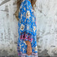 🌸Robe décontractée à imprimé floral et à col en V avec fermeture à boutons🌸