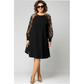 🔥50% de réduction saisonnière🔥Robe patchwork en dentelle à encolure ronde et manches longues