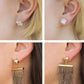 Fermoirs de Boucles d'Oreilles en Silicone Transparent avec Support Renforcé