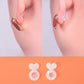 Fermoirs de Boucles d'Oreilles en Silicone Transparent avec Support Renforcé