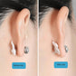 Fermoirs de Boucles d'Oreilles en Silicone Transparent avec Support Renforcé