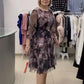 🌸50% de réduction🌸Robe élégante à volants en tulle fleuri pour femme