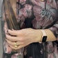 🌸50% de réduction🌸Robe élégante à volants en tulle fleuri pour femme