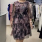 🌸50% de réduction🌸Robe élégante à volants en tulle fleuri pour femme