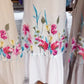 🌸Promotions de printemps🌸Robe ample sans manches pour femme avec décolleté rond à fleurs
