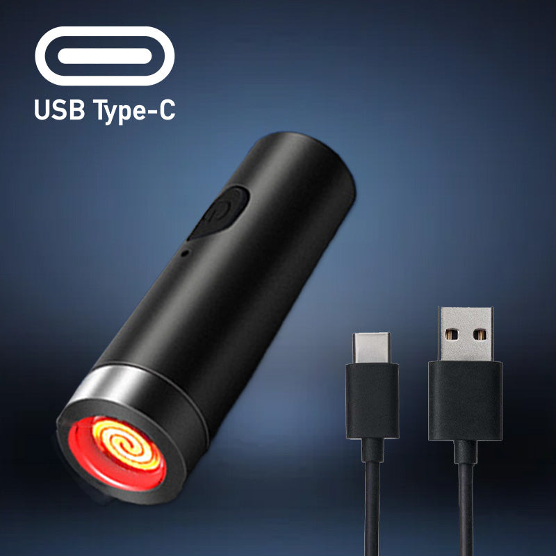 🔥Vente directe d'usine🔥Briquet à spirale sans flamme et coupe-vent avec porte-clés