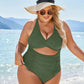 💖Vente limitée 50% DE RÉDUCTION💖Maillots de bain féminins push-up avec contrôle de l'abdomen, col en V, avec découpes