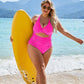💖Vente limitée 50% DE RÉDUCTION💖Maillots de bain féminins push-up avec contrôle de l'abdomen, col en V, avec découpes