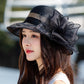 👒Fabrication artisanale de haute qualité🔥Chapeau à fleurs à large bord à la mode, protection contre les UV