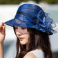 👒Fabrication artisanale de haute qualité🔥Chapeau à fleurs à large bord à la mode, protection contre les UV