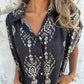 💞52% de réduction💞Classic robe en coton lin imprimé【S-3XL】