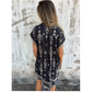 💞52% de réduction💞Classic robe en coton lin imprimé【S-3XL】