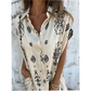 💞52% de réduction💞Classic robe en coton lin imprimé【S-3XL】